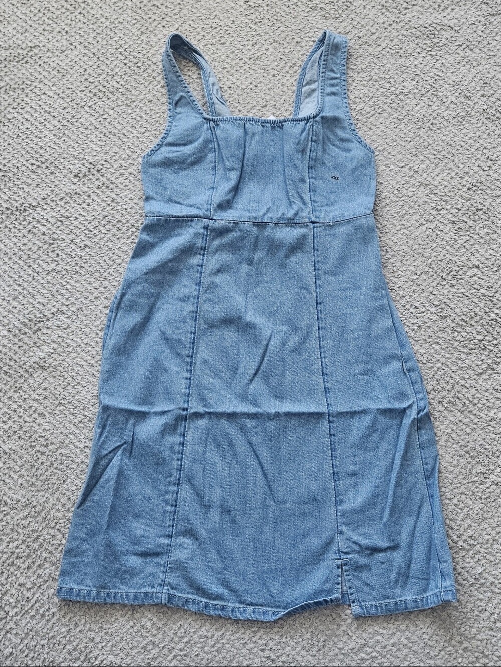 AMERICAN EAGLE Denim Mini Dress 100% Cotton XXS AE NWT